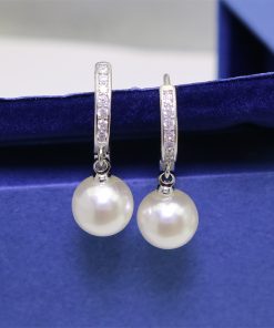 Diamond Pearl Retro Earrings