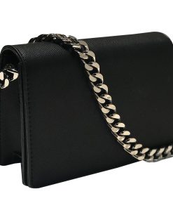 Circle Quilted Textured-leather Bag