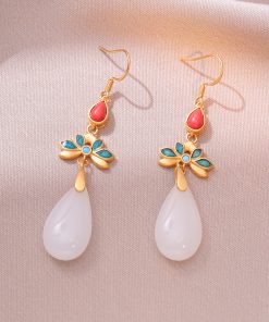 Pearl Drill Earrings
