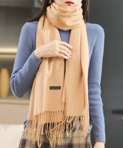 cashmere monogram jacquard scarf