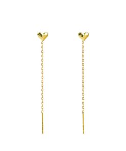 White bead hanging black round earrings