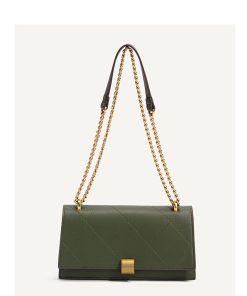 Women’s Fashion Double Chain Shoulder Crossbody Bag