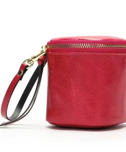 Cleo brushed leather shoulder bag