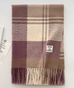reversible cashmere scarf