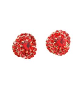 New four-leaf clover pearl earrings for women, classic temperament, small letter earrings, earrings for women