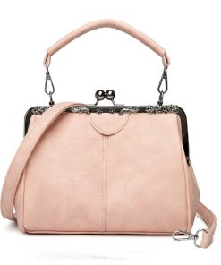 Grained saddle bag white European and American new style ladies